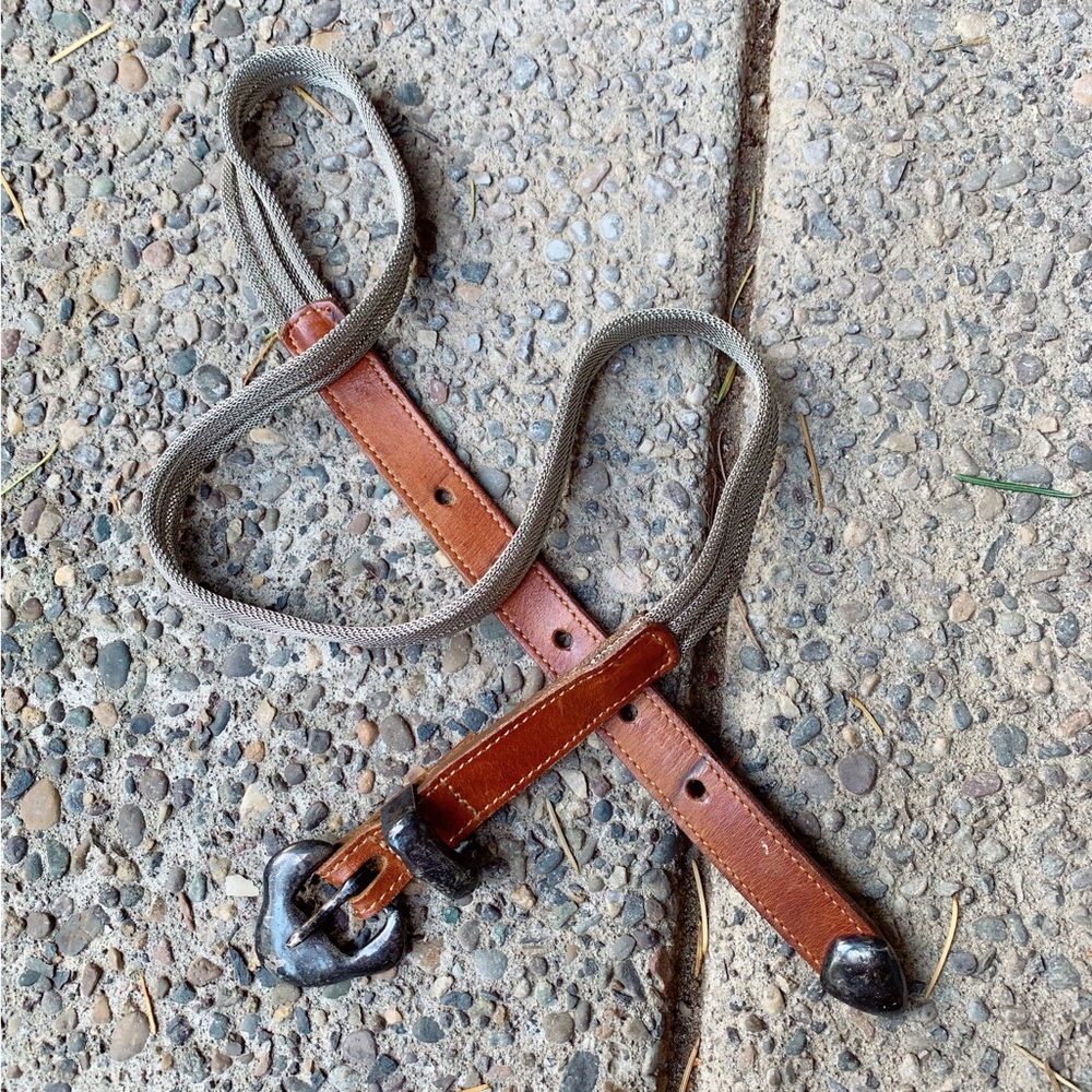 Boho Babe, VINTAGE, metal belt!!